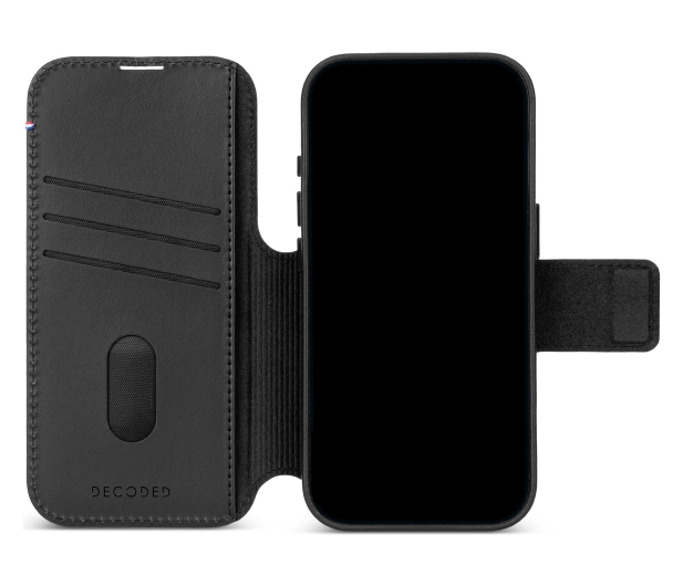 Decoded Leather Detachable Wallet do iPhone 18 Pro MagSafe (black) - 1586670 - zdjęcie 5